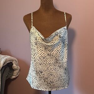 Banana Republic Cream Cowl Neck Camisole Sleeveless Top